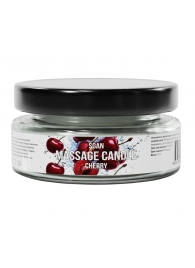 Массажная свеча «Спелая вишня» - 50 мл. - SGAN - купить с доставкой в Кургане