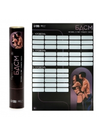 Плакат для двоих со скретч-слоем «БДСМ» - Сима-Ленд - купить с доставкой в Кургане