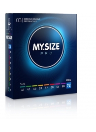 Презервативы MY.SIZE размер 72 - 3 шт. - My.Size - купить с доставкой в Кургане