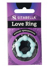 Цветное эрекционное кольцо Love Ring с бусинами - Sitabella - в Кургане купить с доставкой