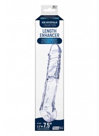 Прозрачная насадка-удлинитель Length Enhancer с подхватом - 22,3 см. - NMC - в Кургане купить с доставкой