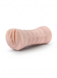 Телесный мастурбатор-вагина Ayumi с вибрацией - Blush Novelties - в Кургане купить с доставкой