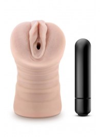 Телесный мастурбатор-вагина Ayumi с вибрацией - Blush Novelties - в Кургане купить с доставкой