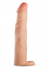 Телесная насадка-удлинитель Fortitude с подхватом - 17,7 см. - Blush Novelties - в Кургане купить с доставкой