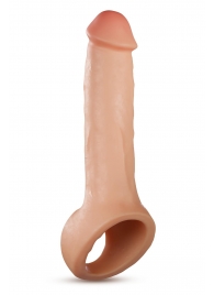 Телесная насадка-удлинитель Thrive 8.75 Inch Realistic Penis Extender Sleeve - 22,2 см. - Blush Novelties - в Кургане купить с доставкой