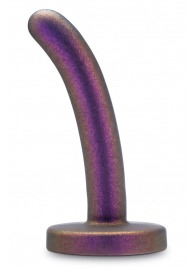 Фиолетовая насадка с гладкой поверхностью Surrender 4.75 Inch Beginner Pegging Dildo - 12 см. - Blush Novelties - купить с доставкой в Кургане