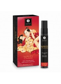 Оральный спрей Waves of Pleasure с ароматом клубники и шампанского - 20 мл. - Shunga - купить с доставкой в Кургане