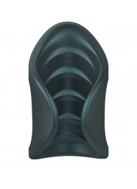 Серый сквозной мастурбатор с вибрацией Manwan Starter - Manwan - в Кургане купить с доставкой