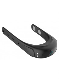 Черное эрекционное виброкольцо на ремешках - Boys of Toys - в Кургане купить с доставкой