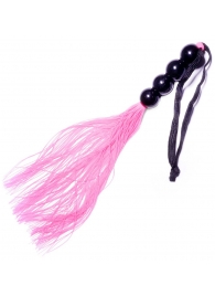 Розовая силиконовая плеть - 35,5 см. - Boys of Toys - купить с доставкой в Кургане
