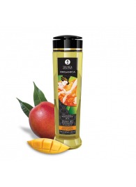 Массажное масло для тела Luscious Mango с ароматом манго - 240 мл. - Shunga - купить с доставкой в Кургане