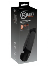 Черный вибромастурбатор с трехточечной стимуляцией Penis Trainer with 3 Point Stimulation - Orion - в Кургане купить с доставкой