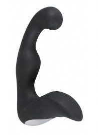 Черный перезаряжаемый стимулятор простаты с вибрацией - 14,6 см. - Orion - в Кургане купить с доставкой