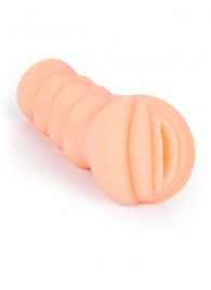 Телесный мастурбатор-вагина с эрекционными кольцами в комплекте - Sexy Girl - в Кургане купить с доставкой