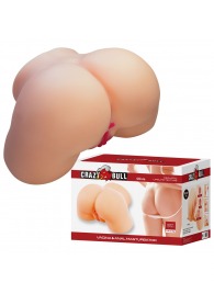 Телесный мастурбатор с 2 любовными отверстиями Olivia - Baile - в Кургане купить с доставкой