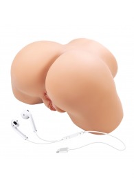 Телесный мастурбатор Olivia с 2 любовными отверстиями - Baile - в Кургане купить с доставкой