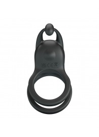 Черное перезаряжаемое виброкольцо Goodwin - Baile - в Кургане купить с доставкой