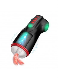 Интерактивный мастурбатор Raven с вакуумом, вибрацией и подсветкой - Shots Media BV - в Кургане купить с доставкой