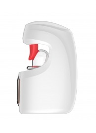 Белый мастурбатор с язычком и возвратно-поступательными движениями - Secwell - в Кургане купить с доставкой