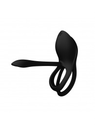 Черное эрекционное виброкольцо Bayek с пультом ДУ - Zalo - в Кургане купить с доставкой