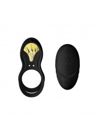 Черное эрекционное виброкольцо Bayek с пультом ДУ - Zalo - в Кургане купить с доставкой