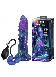 Фиолетовый яйцеродящий фаллоимитатор Duskwalker Sentinal на присоске - 22,4 см. - Baile - купить с доставкой в Кургане