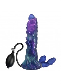 Фиолетовый яйцеродящий фаллоимитатор Duskwalker Sentinal на присоске - 22,4 см. - Baile - купить с доставкой в Кургане