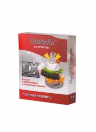 Стимулирующая насадка Sitabella Extender  Красный молодец - Sitabella - купить с доставкой в Кургане