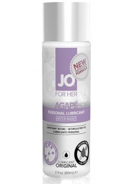 Лубрикант на водной основе для женщин JO AGAPE LUBRICANT ORIGINAL - 60 мл. - System JO - купить с доставкой в Кургане