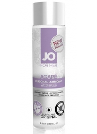 Женский лубрикант на водной основе JO AGAPE LUBRICANT ORIGINAL - 120 мл. - System JO - купить с доставкой в Кургане