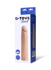 Реалистичная насадка с ярко выраженной головкой - 16,5 см. - A-toys - в Кургане купить с доставкой