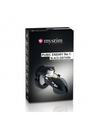 Пояс верности с электростимуляцией Mystim Pubic Enemy No1 Black Edition - MyStim - купить с доставкой в Кургане