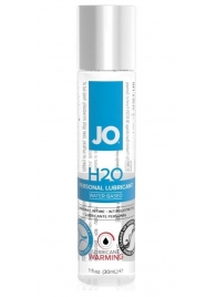 Возбуждающий лубрикант на водной основе JO Personal Lubricant H2O Warming - 30 мл. - System JO - купить с доставкой в Кургане
