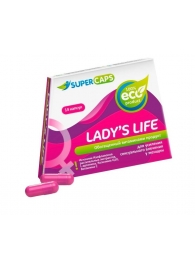 Возбуждающие капсулы Ladys Life - 14 капсул (0,35 гр.) - SuperCaps - купить с доставкой в Кургане