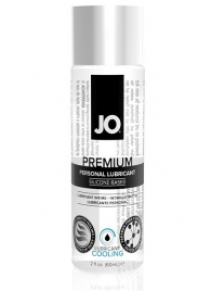 Охлаждающий лубрикант на силиконовой основе JO Personal Premium Lubricant Cooling - 60 мл. - System JO - купить с доставкой в Кургане