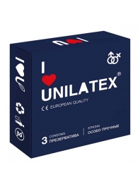 Ультрапрочные презервативы Unilatex Extra Strong - 3 шт. - Unilatex - купить с доставкой в Кургане