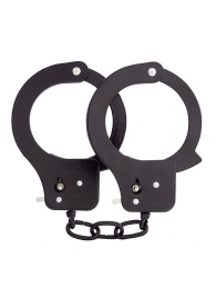 Чёрные наручники из листового металла BONDX METAL CUFFS BLACK - Dream Toys - купить с доставкой в Кургане