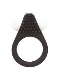 Чёрное эрекционное кольцо LIT-UP SILICONE STIMU RING 1 BLACK - Dream Toys - в Кургане купить с доставкой