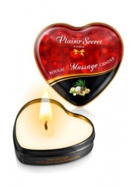 Массажная свеча с ароматом экзотических фруктов Bougie Massage Candle - 35 мл. - Plaisir Secret - купить с доставкой в Кургане