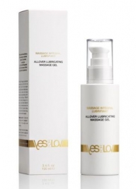 Массажный гель-смазка на силиконовой основе Allover Massage Gel - 100 мл. - YESforLOV - купить с доставкой в Кургане