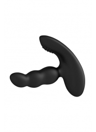 Черный силиконовый стимулятор простаты Levett Nitoc с пультом ДУ - Levett - в Кургане купить с доставкой