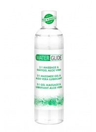 Гель-смазка 2-в-1 MASSAGE   LUBRICANT ALOE VERA - 300 мл. - Waterglide - купить с доставкой в Кургане