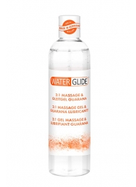 Гель-смазка 2-в-1 MASSAGE   LUBRICANT GUARANA - 300 мл. - Waterglide - купить с доставкой в Кургане