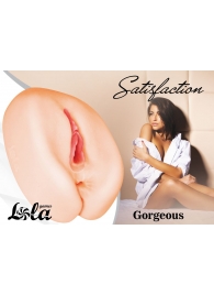 Мастурбатор с 2 тоннелями Satisfaction Gorgeous - Lola Games - в Кургане купить с доставкой