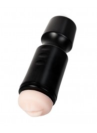 Мастурбатор-ротик A-Toys в черной колбе - A-toys - в Кургане купить с доставкой