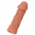 Телесная реалистичная насадка KOKOS Extreme Sleeve 05 с дополнительной стимуляцией - 12,7 см. - KOKOS - в Кургане купить с доставкой