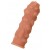 Телесная реалистичная насадка KOKOS Extreme Sleeve 11 с дополнительной стимуляцией - 12,7 см. - KOKOS - в Кургане купить с доставкой