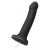 Черный фаллос с имитацией эякуляции Silicon Cum Dildo L - 19,6 см. - Strap-on-me - купить с доставкой в Кургане