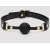 Черный кляп-шар Bound to You Faux Leather Ball Gag - Fifty Shades of Grey - купить с доставкой в Кургане