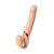 Телесный безремневой вибрострапон Vibrating Bendable Strap-On L - Strap-on-me - купить с доставкой в Кургане